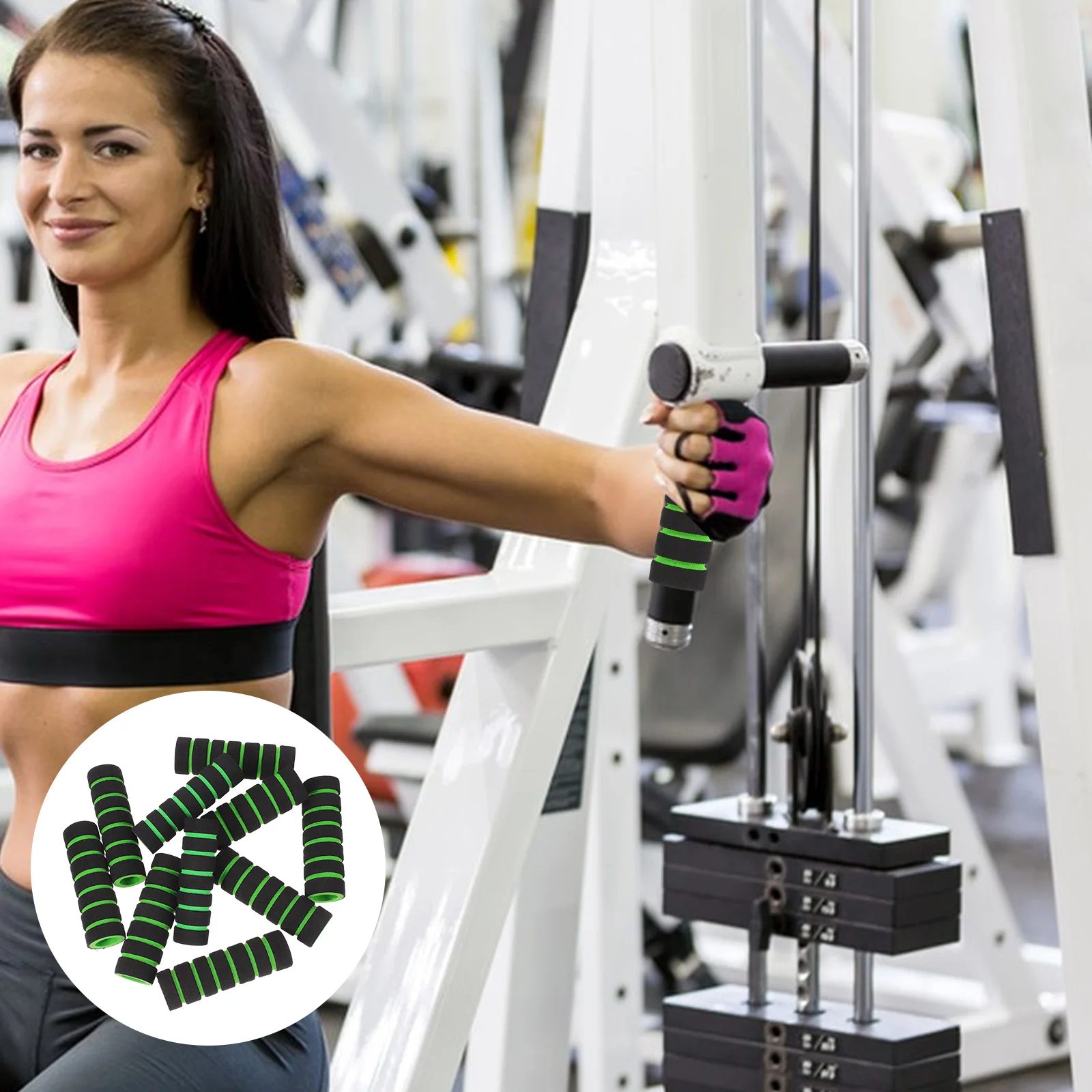 10pcs Ab Training Sleeve Rolling Sponge Roller Gym Exercise Sponge Pads Durable Replacement Cover For Leg Extension Machine Foot
10pcs Ab Training Sleeve Rolling Sponge Roller Gym Exercise Sponge Pads Durable Replacement Cover For Leg Extension Machine Foot