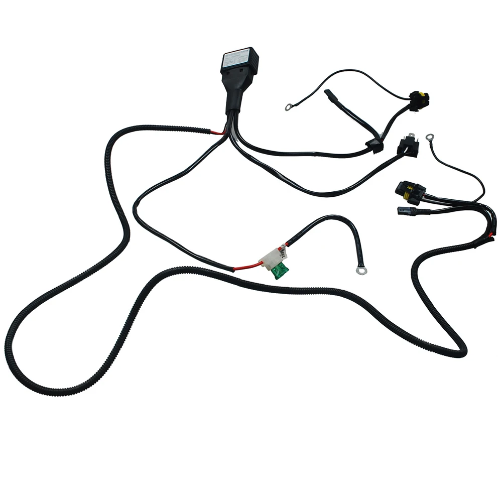 Xenon Lamp Wiring Harness H4 Headlight Booster Car Light Wire Relay Harness High Low Beam Switching Prevent Flickering
Xenon Lamp Wiring Harness H4 Headlight Booster Car Light Wire Relay Harness High Low Beam Switching Prevent Flickering