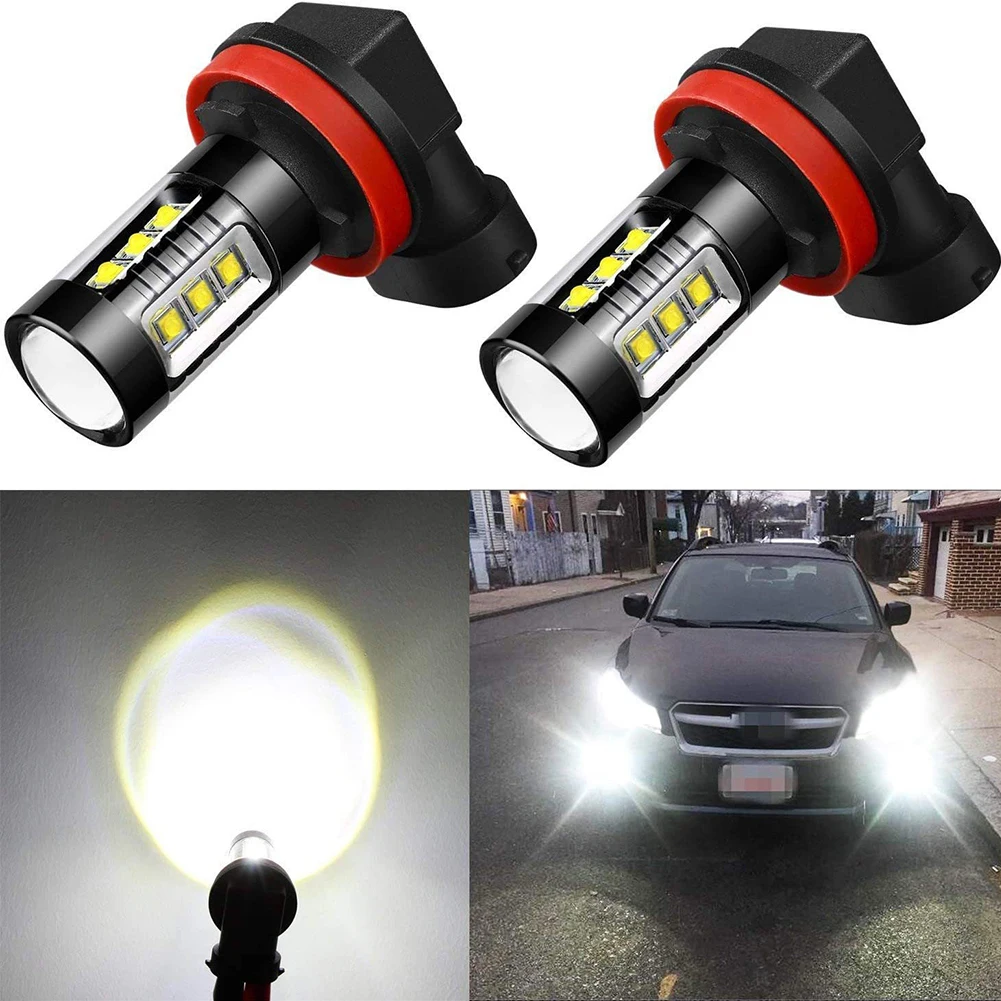2Pcs LED Fog Bulbs H8 H11 Fog Lights White 6000K High Power Lamp 80W Headlights Auto Lamp 12V-24V
2Pcs LED Fog Bulbs H8 H11 Fog Lights White 6000K High Power Lamp 80W Headlights Auto Lamp 12V-24V