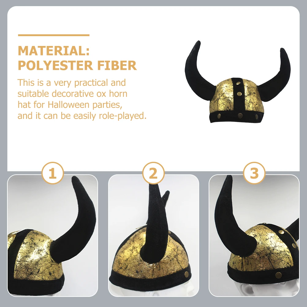 Creative Halloween Ox Horn Hat Unique Party Costume Prop Lightweight Comfortable Cosplay Accessory Festival Decoration Party
Creative Halloween Ox Horn Hat Unique Party Costume Prop Lightweight Comfortable Cosplay Accessory Festival Decoration Party