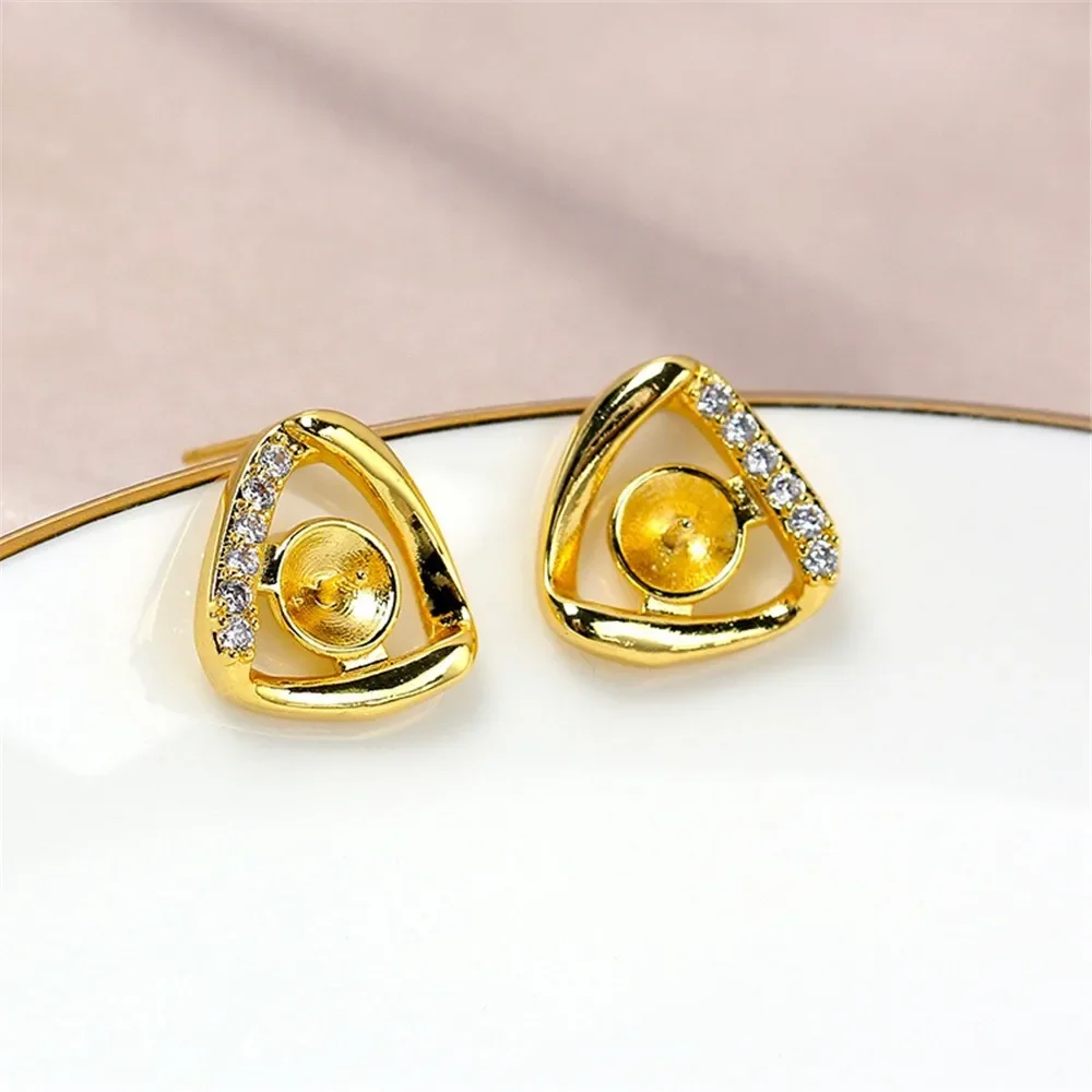 Gold Plated Pearl Earring Settings, DIY Jewelry Making Supplies, Blank Ear Stud Bases for Handmade Accessories, 1pair No Pearl
Gold Plated Pearl Earring Settings, DIY Jewelry Making Supplies, Blank Ear Stud Bases for Handmade Accessories, 1pair No Pearl