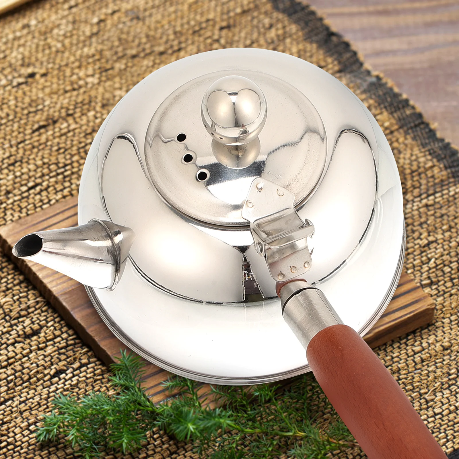 Premium Stainless Steel Side Handle Tea Kettle - Wear-Resistant Whistling Kettle for Kitchen Stove Use - Ideal for Green Black
Premium Stainless Steel Side Handle Tea Kettle - Wear-Resistant Whistling Kettle for Kitchen Stove Use - Ideal for Green Black