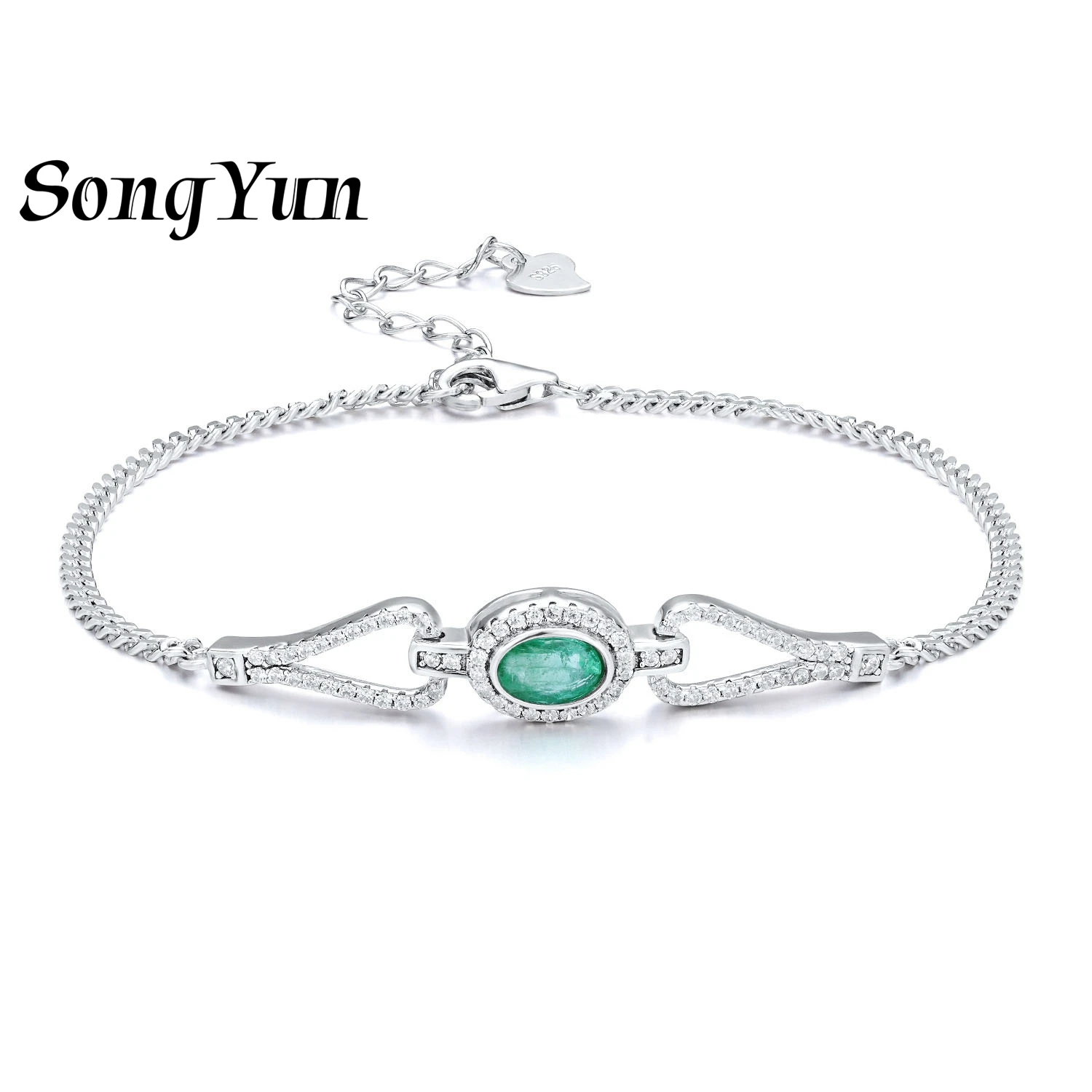 SONGYUN Jewelry 925 Sterling Silver Bracelet Bangle Charm HCD Gemstones Engagement Party Valentine Gift Women Bracelets Jewelry
SONGYUN Jewelry 925 Sterling Silver Bracelet Bangle Charm HCD Gemstones Engagement Party Valentine Gift Women Bracelets Jewelry
