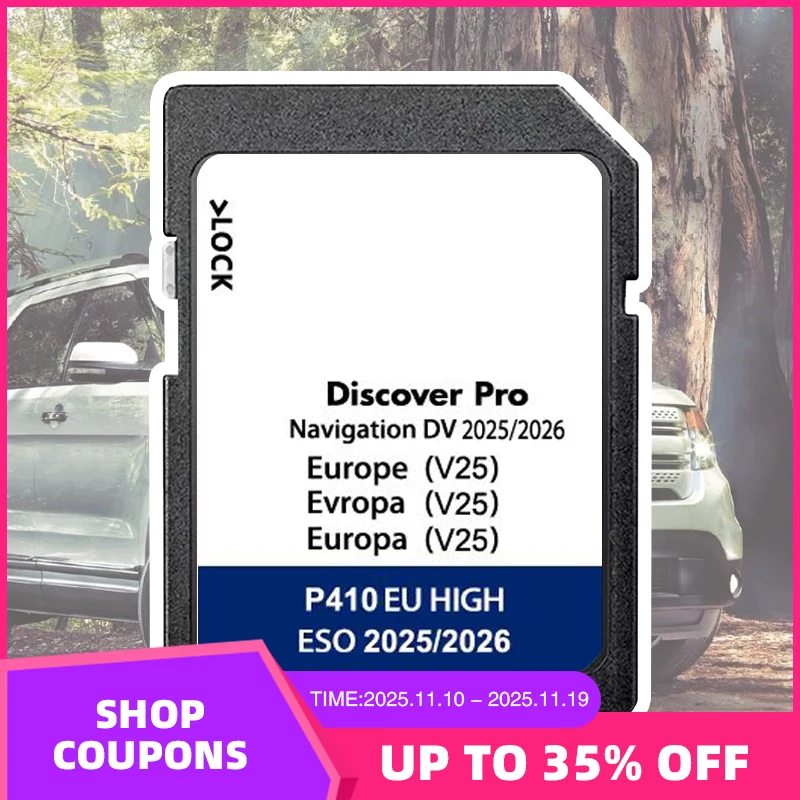 UK Europe Map Update Sat Nav SD Card 2025-2026 for VW Passat Touran Tiguan DV V25 Media Discover Pro Navigation Memory Card 64GB
UK Europe Map Update Sat Nav SD Card 2025-2026 for VW Passat Touran Tiguan DV V25 Media Discover Pro Navigation Memory Card 64GB