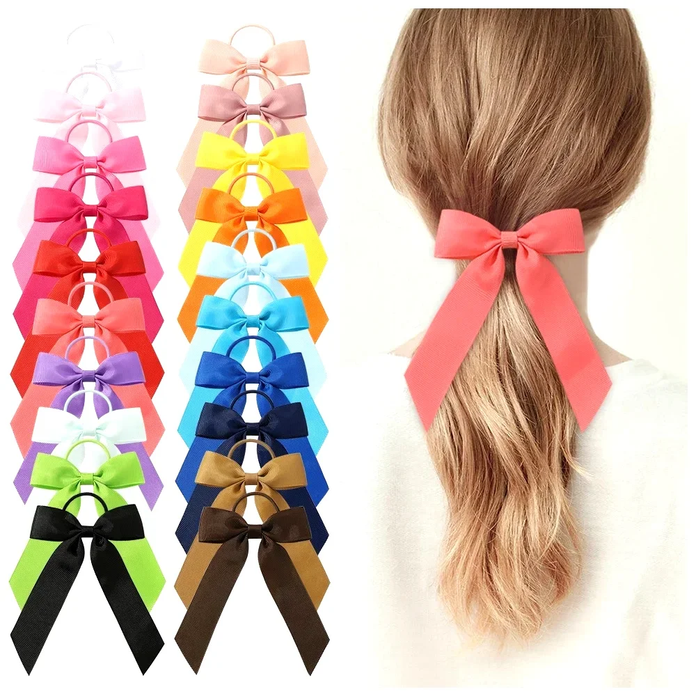 1PC Solid Color Ribbon Pigtail Hair Bows Elastic Hair Bands Holders Ties Hair Accessories for Baby Girls Infants Toddler
1PC Solid Color Ribbon Pigtail Hair Bows Elastic Hair Bands Holders Ties Hair Accessories for Baby Girls Infants Toddler