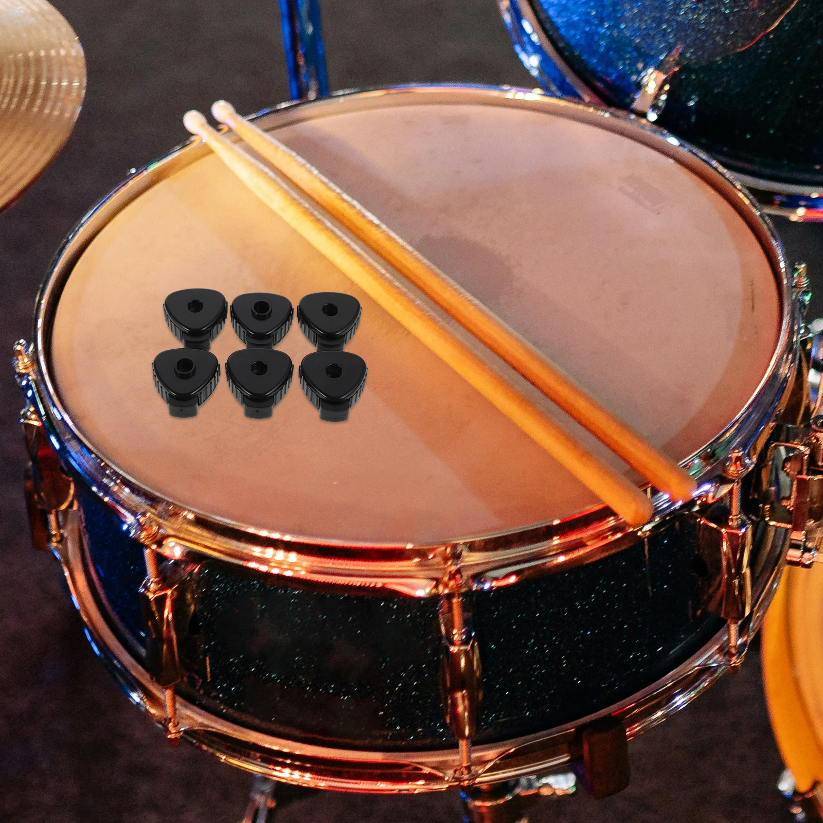 6pcs Black Plastic Quick Release Nuts Mini Cap Toppers Cotton Cushions For Percussion Drum Parts Replacement Cymbal Accessories
6pcs Black Plastic Quick Release Nuts Mini Cap Toppers Cotton Cushions For Percussion Drum Parts Replacement Cymbal Accessories