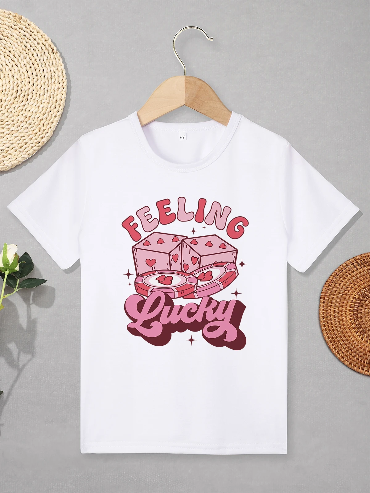 Lucky Girls Clothes Aesthetic Stylish 2 to 7 Years Toddler Tee Shirt Summer Top Short Sleeve Kids T Shirt Loose Basic Tops
Lucky Girls Clothes Aesthetic Stylish 2 to 7 Years Toddler Tee Shirt Summer Top Short Sleeve Kids T Shirt Loose Basic Tops