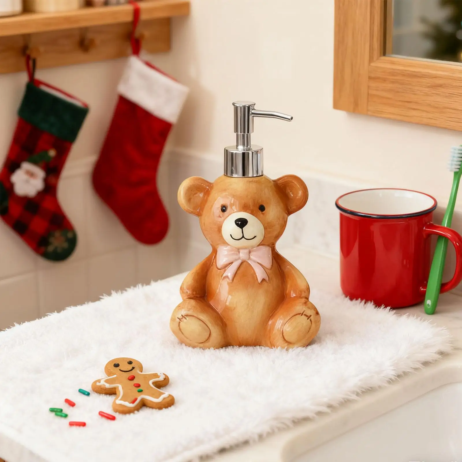 Funny Kids Shampoo Bottle Ceramic Hand Soap Dispenser Pump for Bathroom Dispenser Kit Home Decor
Funny Kids Shampoo Bottle Ceramic Hand Soap Dispenser Pump for Bathroom Dispenser Kit Home Decor