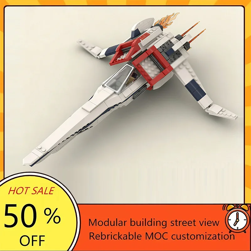 386PCS Popular Space War Movie Model MOC Building Bricks Interceptor Modular Technology Gifts Holiday Assemble Children Toy Suit
386PCS Popular Space War Movie Model MOC Building Bricks Interceptor Modular Technology Gifts Holiday Assemble Children Toy Suit