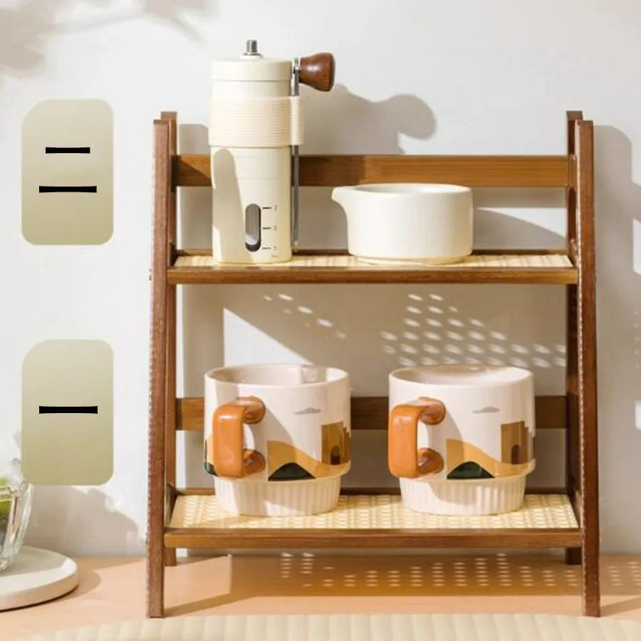 Countertop Organizer 2 Layer Coffee Cup Holder Multipurpose Bamboo Storage Shelf for Hotel Apartment Dressing Table Kitchen Home
Countertop Organizer 2 Layer Coffee Cup Holder Multipurpose Bamboo Storage Shelf for Hotel Apartment Dressing Table Kitchen Home