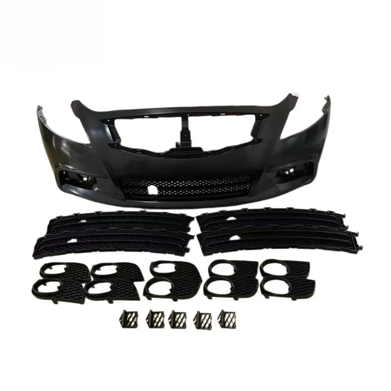 G37 bumper for the front bumper modification of the 2007-2013 Infiniti G37 four-door edition.
G37 bumper for the front bumper modification of the 2007-2013 Infiniti G37 four-door edition.