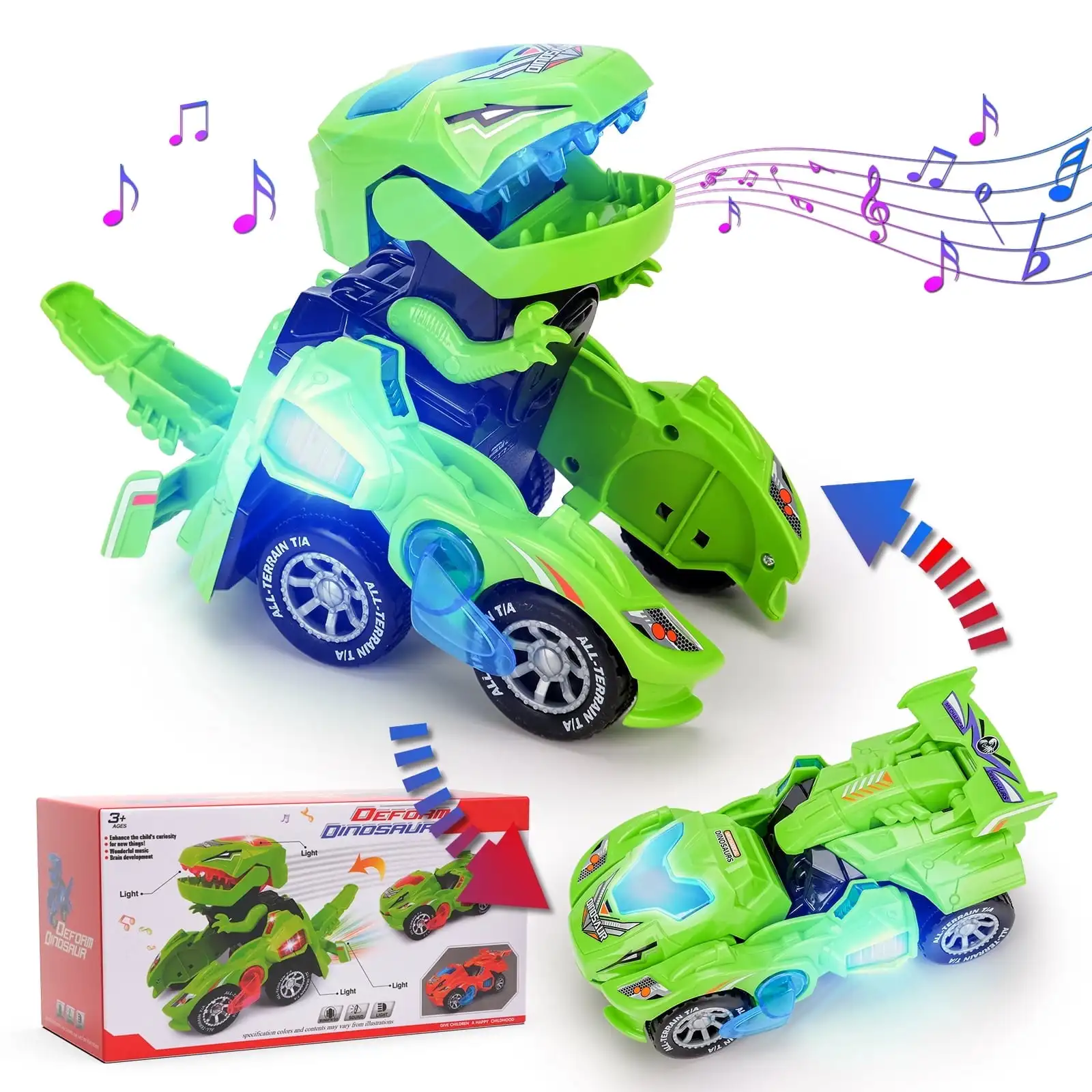 SUNNYPIG Toy Cars for Boys, Automatic Transforming Dinosaur Car Cool Toys Gifts for Boys Ideas Vehicle Playsets Dinosuar Gifts
SUNNYPIG Toy Cars for Boys, Automatic Transforming Dinosaur Car Cool Toys Gifts for Boys Ideas Vehicle Playsets Dinosuar Gifts