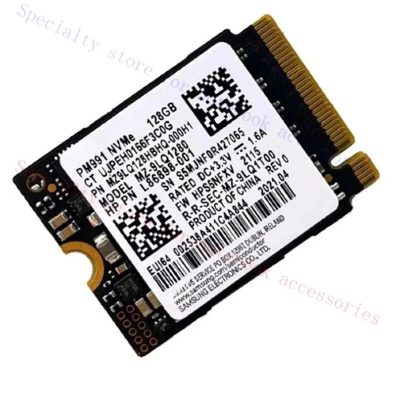 R+ FOR Samsung PM991 128GB Internal Solid State Drive - M.2 2230 - MZ9LQ128HBHQ
R+ FOR Samsung PM991 128GB Internal Solid State Drive - M.2 2230 - MZ9LQ128HBHQ