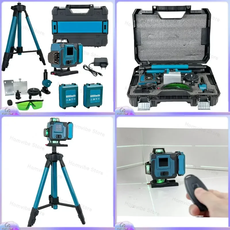 16-Line Laser Level with 4 Light Sources Professional High Precision Cross Line Level for Construction Home Improvement DIY
16-Line Laser Level with 4 Light Sources Professional High Precision Cross Line Level for Construction Home Improvement DIY