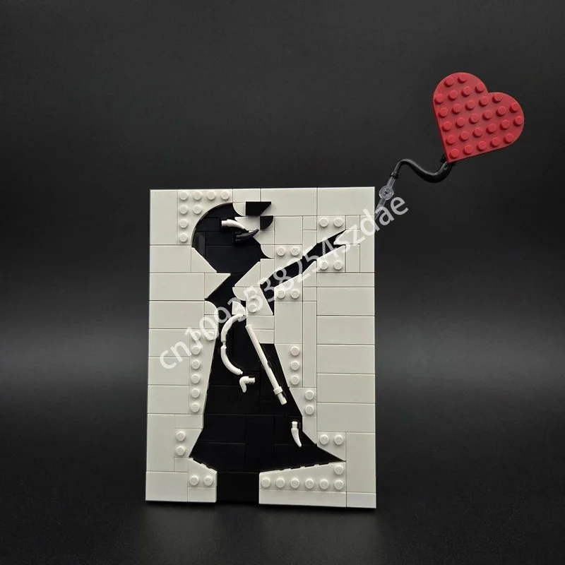 166pcs MOC Banksy Girl with Balloon Building Blocks Education Christmas toy Gift Education Birthday Christmas toy Gift
166pcs MOC Banksy Girl with Balloon Building Blocks Education Christmas toy Gift Education Birthday Christmas toy Gift