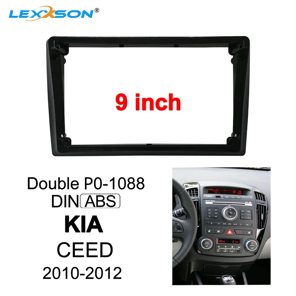 9 inch Car Fascia Trim Kit For KIA CEED 2010-2012 Double Din Dvd Fascias Car Frame Audio Fitting Adaptor Facia Panel Dashboard
9 inch Car Fascia Trim Kit For KIA CEED 2010-2012 Double Din Dvd Fascias Car Frame Audio Fitting Adaptor Facia Panel Dashboard
