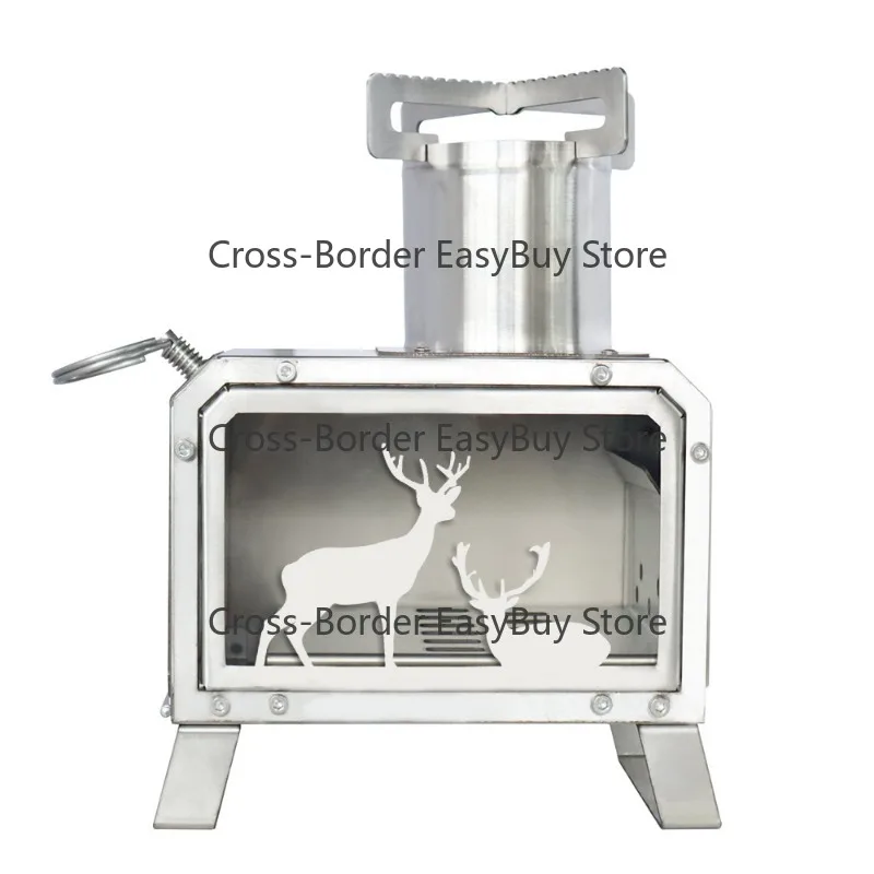 Outdoor camping mini wood stove, portable outdoor stove, desktop model grill, compatible with multiple fuels
Outdoor camping mini wood stove, portable outdoor stove, desktop model grill, compatible with multiple fuels