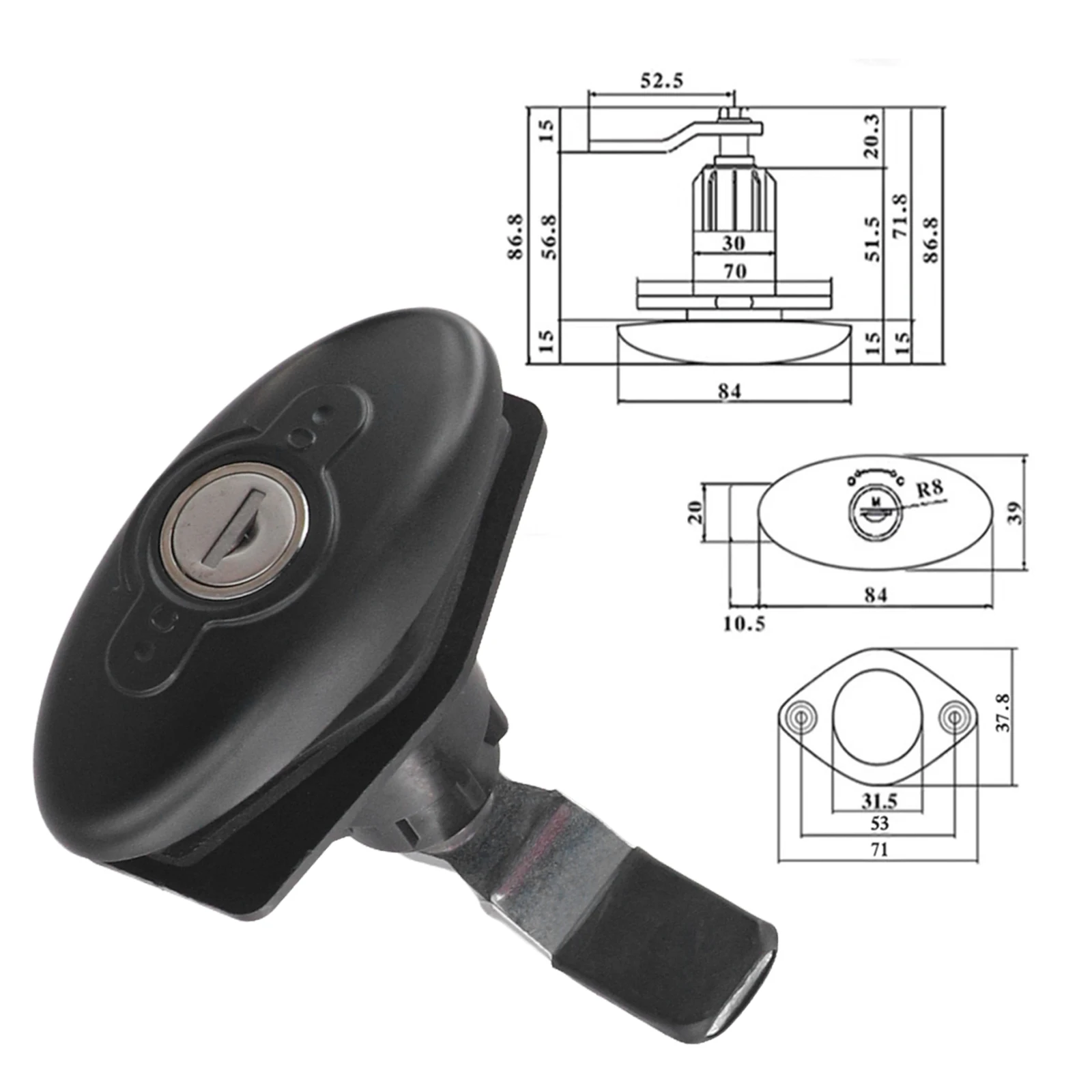 For Home Security Cabinet Door Lock Drawer Lock Convenient Spare Key For Various Applications Long-lasting Use
For Home Security Cabinet Door Lock Drawer Lock Convenient Spare Key For Various Applications Long-lasting Use