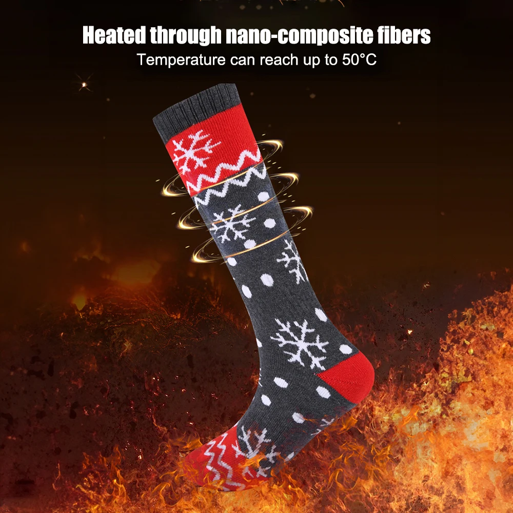 5000mAh Rechargeable Heated Socks for Men Women Washable Electric Thermal Warming Socks with Aiwei APP Remote Control for Winter
5000mAh Rechargeable Heated Socks for Men Women Washable Electric Thermal Warming Socks with Aiwei APP Remote Control for Winter