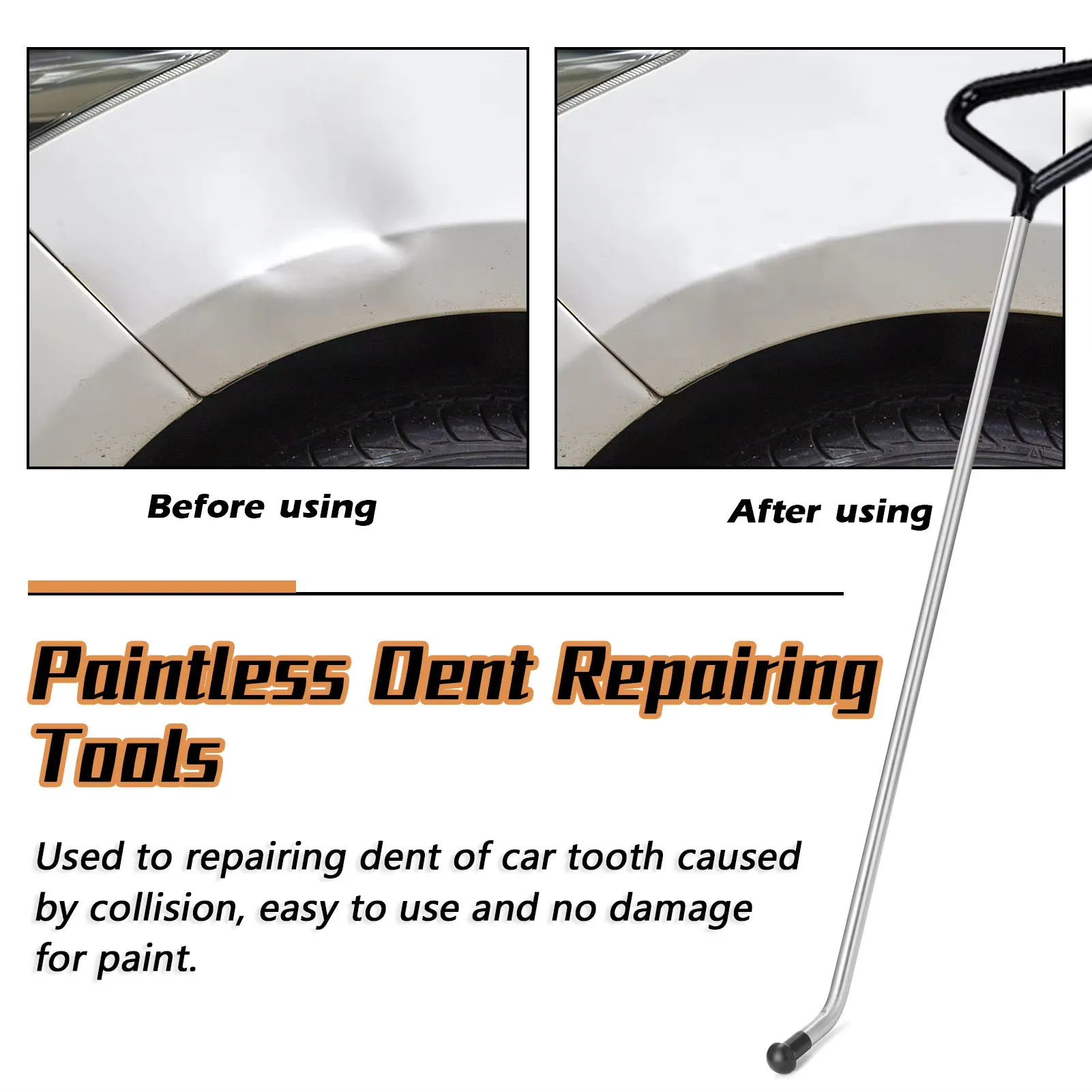 Automotive Body Repair Tool PDR Dent Repair Hooks Push Rods Taper Heads Replacement Kit for Car Hail Damage Removal
Automotive Body Repair Tool PDR Dent Repair Hooks Push Rods Taper Heads Replacement Kit for Car Hail Damage Removal