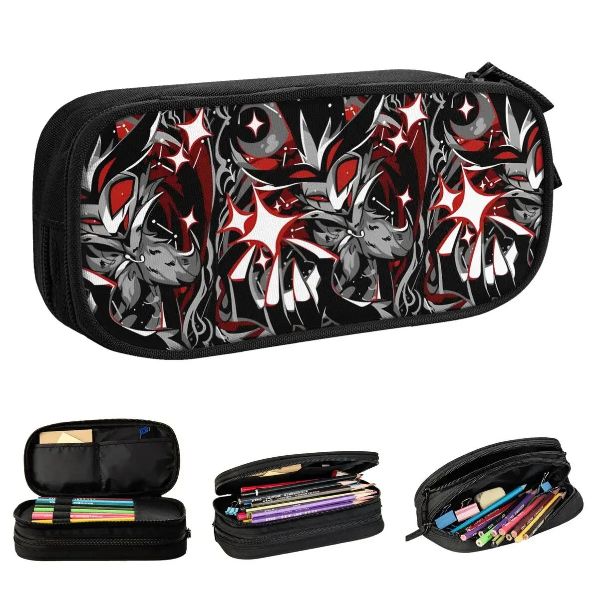 Helluva Boss Anime Pencil Case Black Comedy Pencil Box Pen Holder for Girls Boys Big Capacity Bag Students School Stationery
Helluva Boss Anime Pencil Case Black Comedy Pencil Box Pen Holder for Girls Boys Big Capacity Bag Students School Stationery