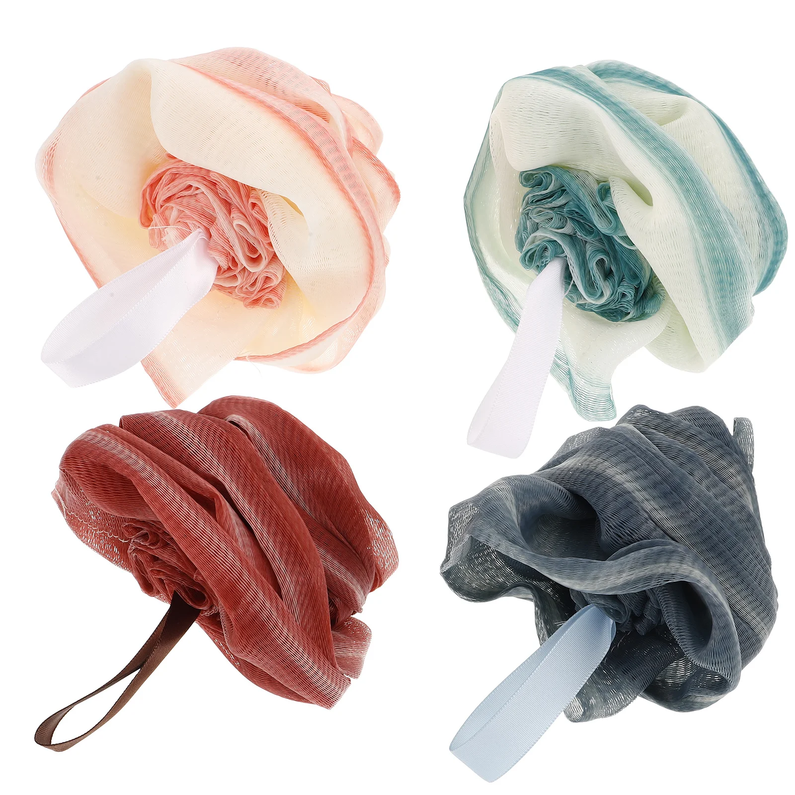 4pcs Bath Ball Large Size Soft Body Exfoliator Rich Foam Shower Scrubber Back Scratcher For Men Women Kids Bath Accessories
4pcs Bath Ball Large Size Soft Body Exfoliator Rich Foam Shower Scrubber Back Scratcher For Men Women Kids Bath Accessories