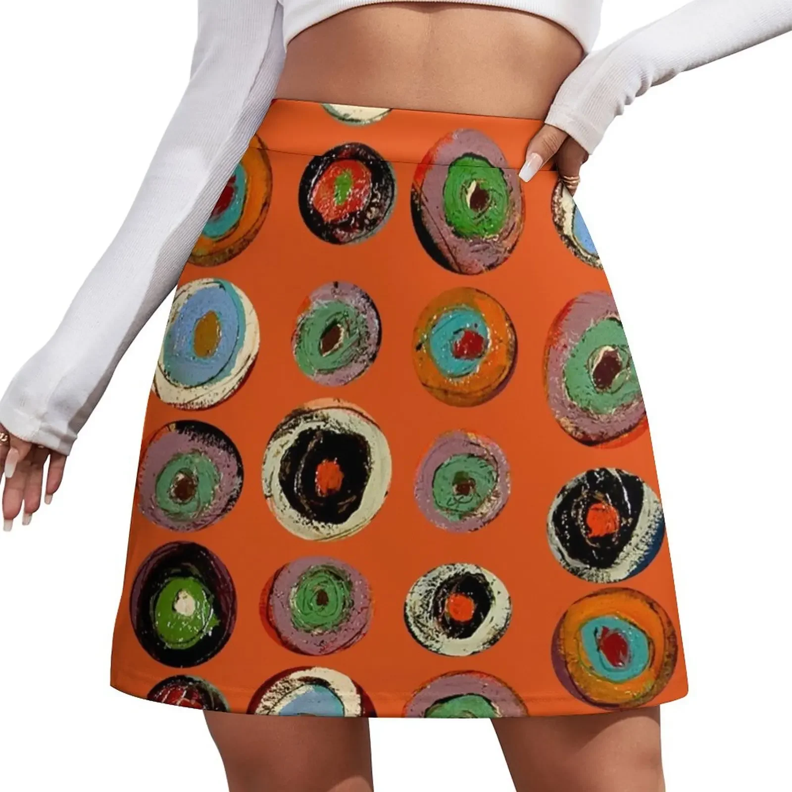 Ordered Spirals: Tangerine Mini Skirt women's golf wear summer girls skirt Women's summer skirt new in clothes Mini
Ordered Spirals: Tangerine Mini Skirt women's golf wear summer girls skirt Women's summer skirt new in clothes Mini