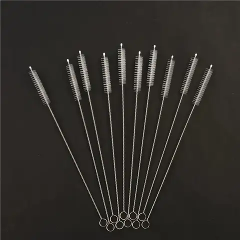 1/10/50Pc Stainless Steel Straw Cleaning Brush Weed Pipe Cleaning Glass Hookah Smoking Cachimba Pipas Fumar Feeding Bottle Brush