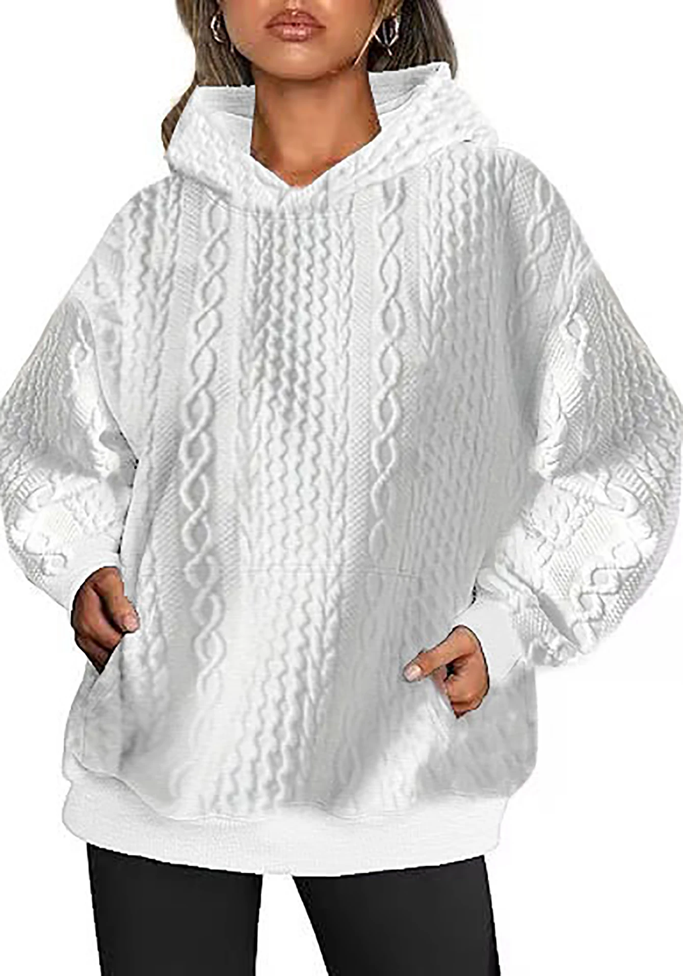 Hoodies for Women Oversized Hoodies Drawstring Y2K Pullover Sweatshirt Casual Long Sleeve Quilted Hooded Pocketed Hoodie
Hoodies for Women Oversized Hoodies Drawstring Y2K Pullover Sweatshirt Casual Long Sleeve Quilted Hooded Pocketed Hoodie