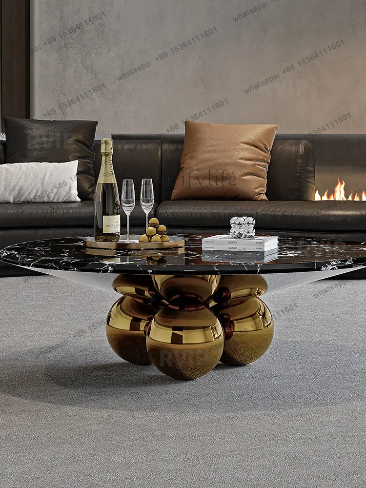 XX Italian minimalist marble round tea creative high-end tea table
XX Italian minimalist marble round tea creative high-end tea table
