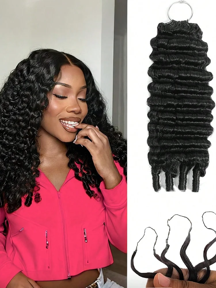 Boho Braids Burmese Curly Crochet 60/240/300g Knotless Pre-Separated Feather Human Crochet Hair Lightweight Reusable For Women
Boho Braids Burmese Curly Crochet 60/240/300g Knotless Pre-Separated Feather Human Crochet Hair Lightweight Reusable For Women