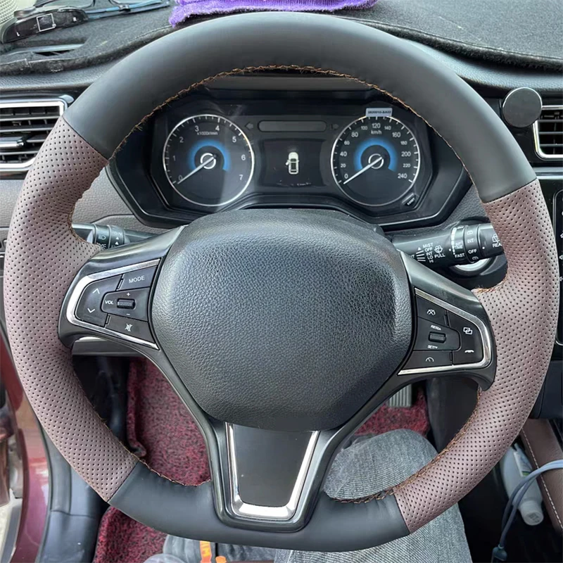 High-Quality Handcrafted Leather Steering Wheel Cover for Dongfeng Fengguang 580, S560, 580 Pro, ix5, ix7 – Full Wrap Style
High-Quality Handcrafted Leather Steering Wheel Cover for Dongfeng Fengguang 580, S560, 580 Pro, ix5, ix7 – Full Wrap Style