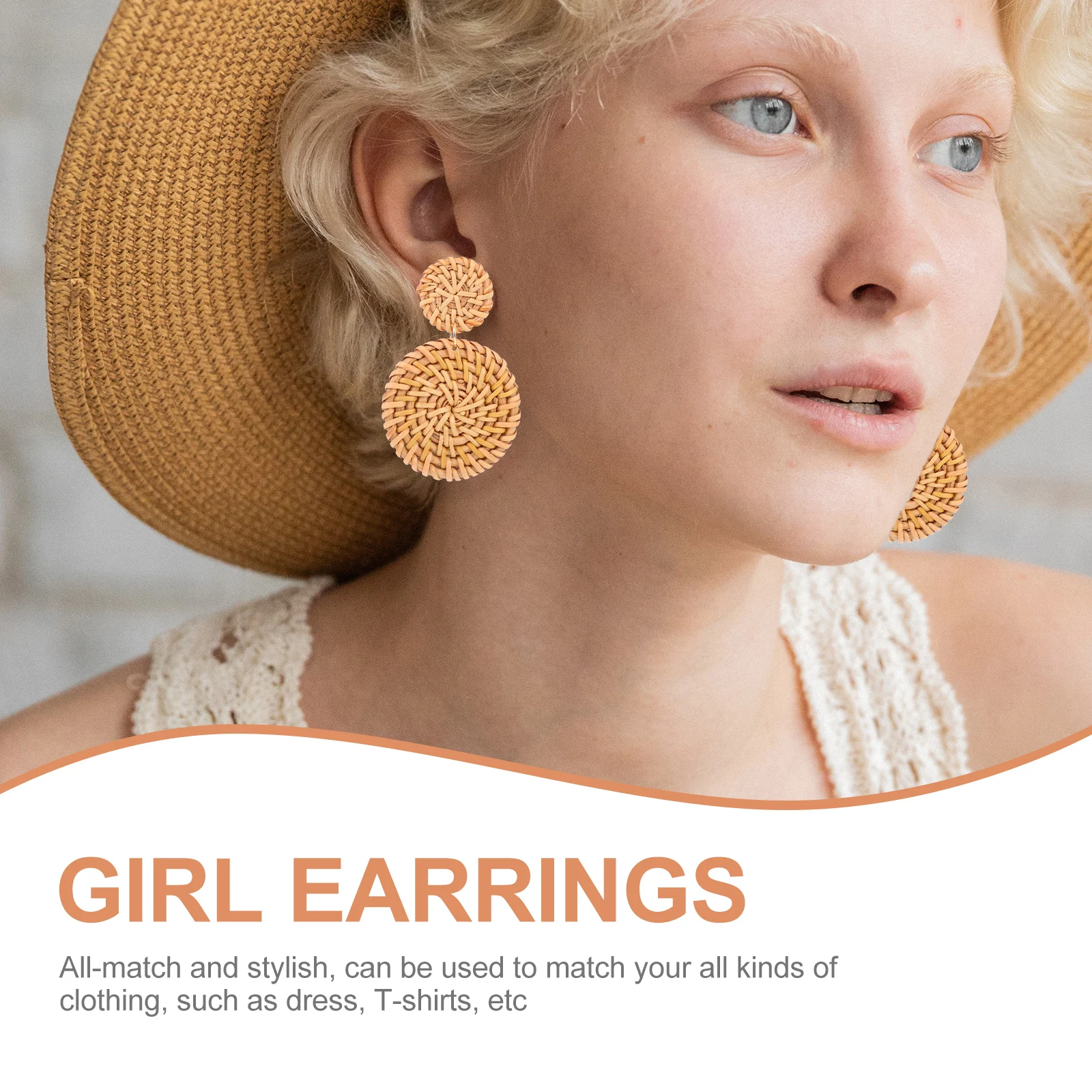 4 Pairs Retro Braided Earrings Vintage Jewelry Girls for Women Clothing Ladies Wood Boho Women's Woven
4 Pairs Retro Braided Earrings Vintage Jewelry Girls for Women Clothing Ladies Wood Boho Women's Woven