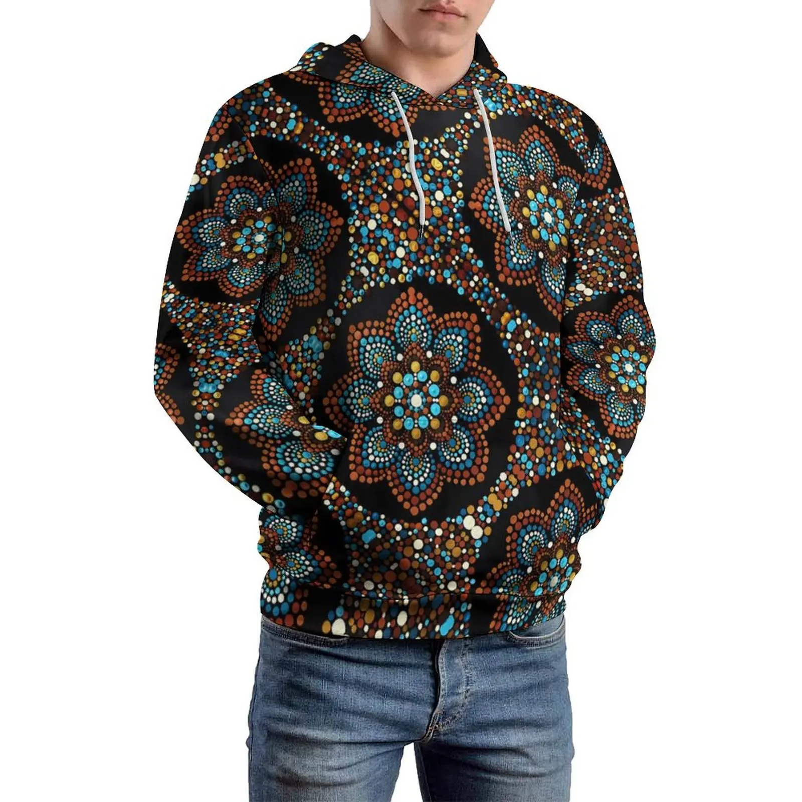 Vintage Mandala Loose Hoodies Floral Print Streetwear Hoodie Couple Long-Sleeve Kawaii Graphic Sweatshirts Big Size
Vintage Mandala Loose Hoodies Floral Print Streetwear Hoodie Couple Long-Sleeve Kawaii Graphic Sweatshirts Big Size
