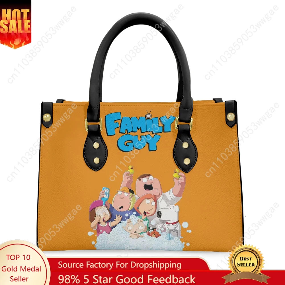 Family Guy Tote Bags Purse Women Man Fashion Personalized Text Image PU Leather Customized Handbags Commuter Shopping Gift Bags
Family Guy Tote Bags Purse Women Man Fashion Personalized Text Image PU Leather Customized Handbags Commuter Shopping Gift Bags