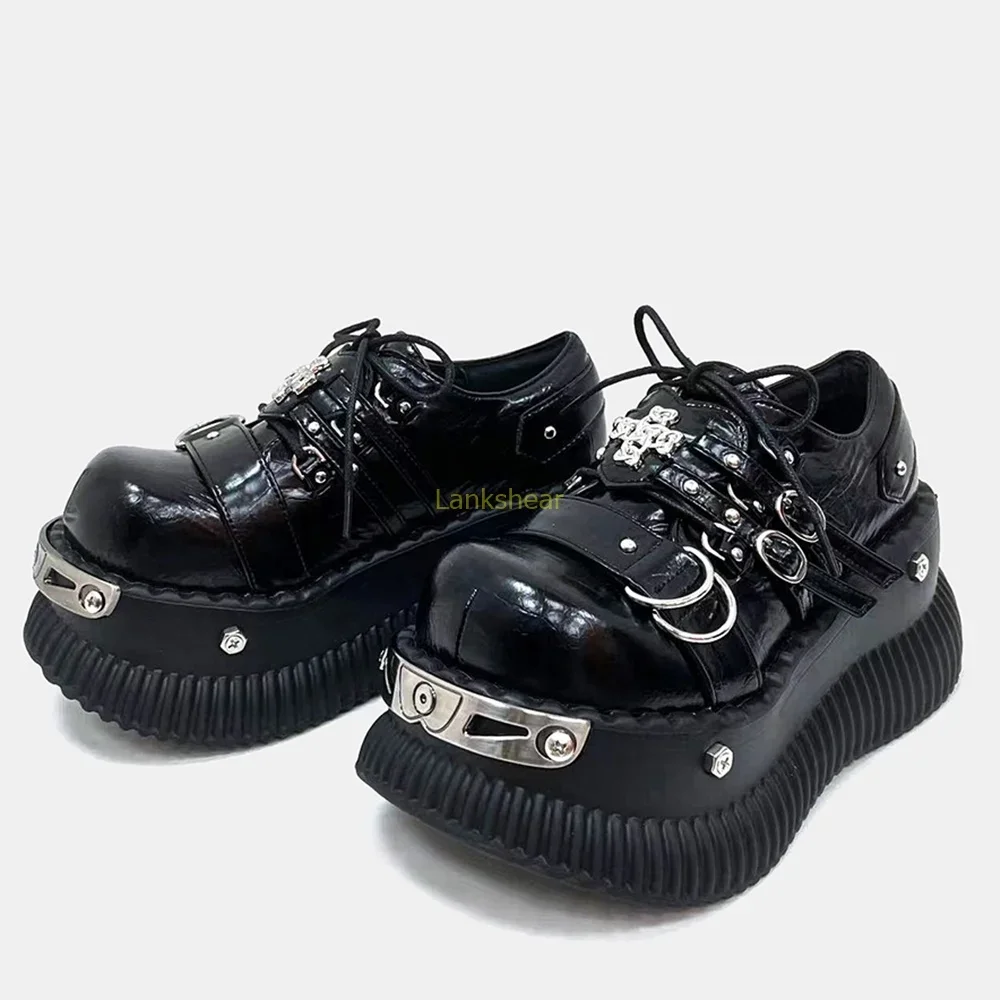 Ботильоны с заклепками и металлическими украшениями на толстом каблуке, пикантные ботильоны с круглым носком и перекрестной завязкой, новые поступления, модная женская повседневная обувь
Ботильоны с заклепками и металлическими украшениями на толстом каблуке, пикантные ботильоны с круглым носком и перекрестной завязкой, новые поступления, модная женская повседневная обувь