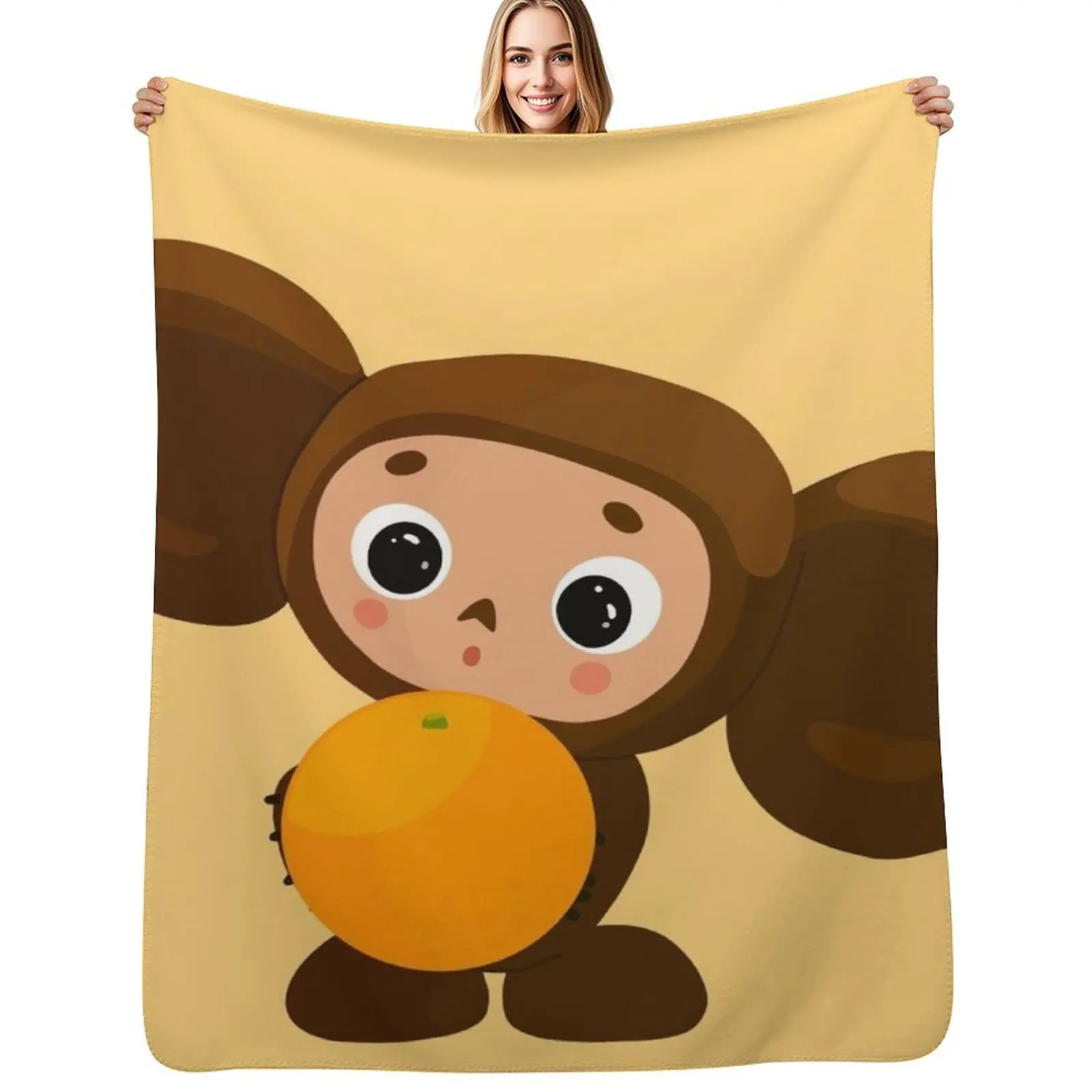 Cheburashka Throw Blanket Soft Solid Color Blanket for Couch Bed
Cheburashka Throw Blanket Soft Solid Color Blanket for Couch Bed