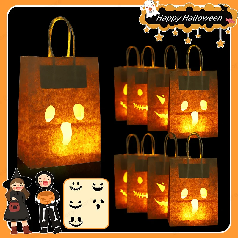 Halloween Luminary Decorations Trick or Treat Bag for Kids LED Light Up Glowing Candy Bag Party Favor Gift Bag Activity Bag New
Halloween Luminary Decorations Trick or Treat Bag for Kids LED Light Up Glowing Candy Bag Party Favor Gift Bag Activity Bag New
