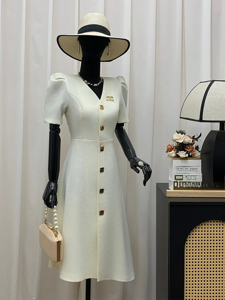 Pinno Summer New Bubble Sve High Waist Slim Fit ort Sve Dr Ele Commute Sle Polyester Fiber V Ne Midi Dr
Pinno Summer New Bubble Sve High Waist Slim Fit ort Sve Dr Ele Commute Sle Polyester Fiber V Ne Midi Dr