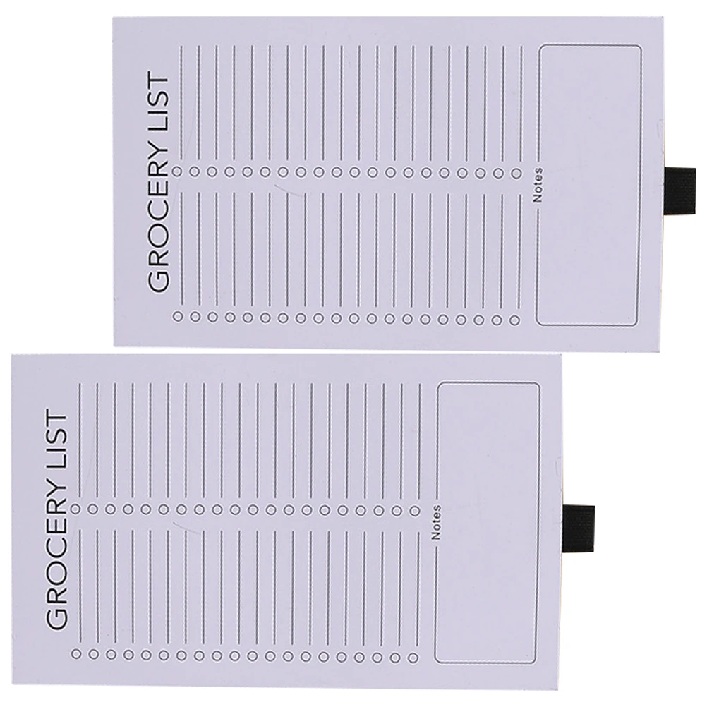 2Pcs Magnetic Notepad for Fridge Smooth Writing Grocery List Pad Tear Off Weekly Shopping List Convenient Home Organizer
2Pcs Magnetic Notepad for Fridge Smooth Writing Grocery List Pad Tear Off Weekly Shopping List Convenient Home Organizer