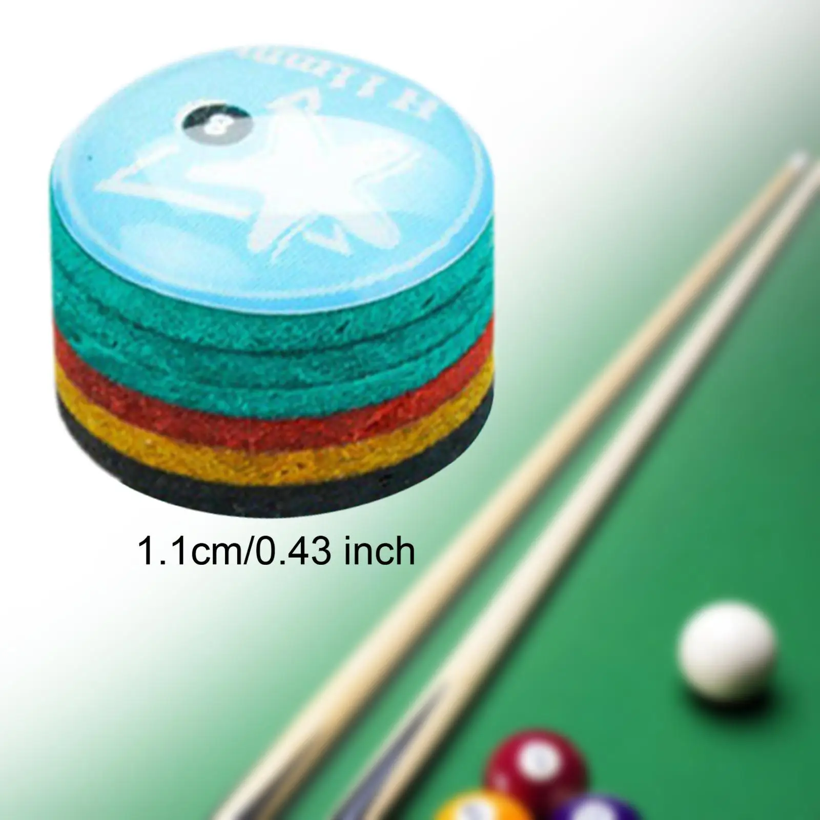 Billiards Pool Cue Tip Parts Replacement Accessories Wear Resistant Multiple Layer Snooker Stick Tip for Sports Repairing
Billiards Pool Cue Tip Parts Replacement Accessories Wear Resistant Multiple Layer Snooker Stick Tip for Sports Repairing