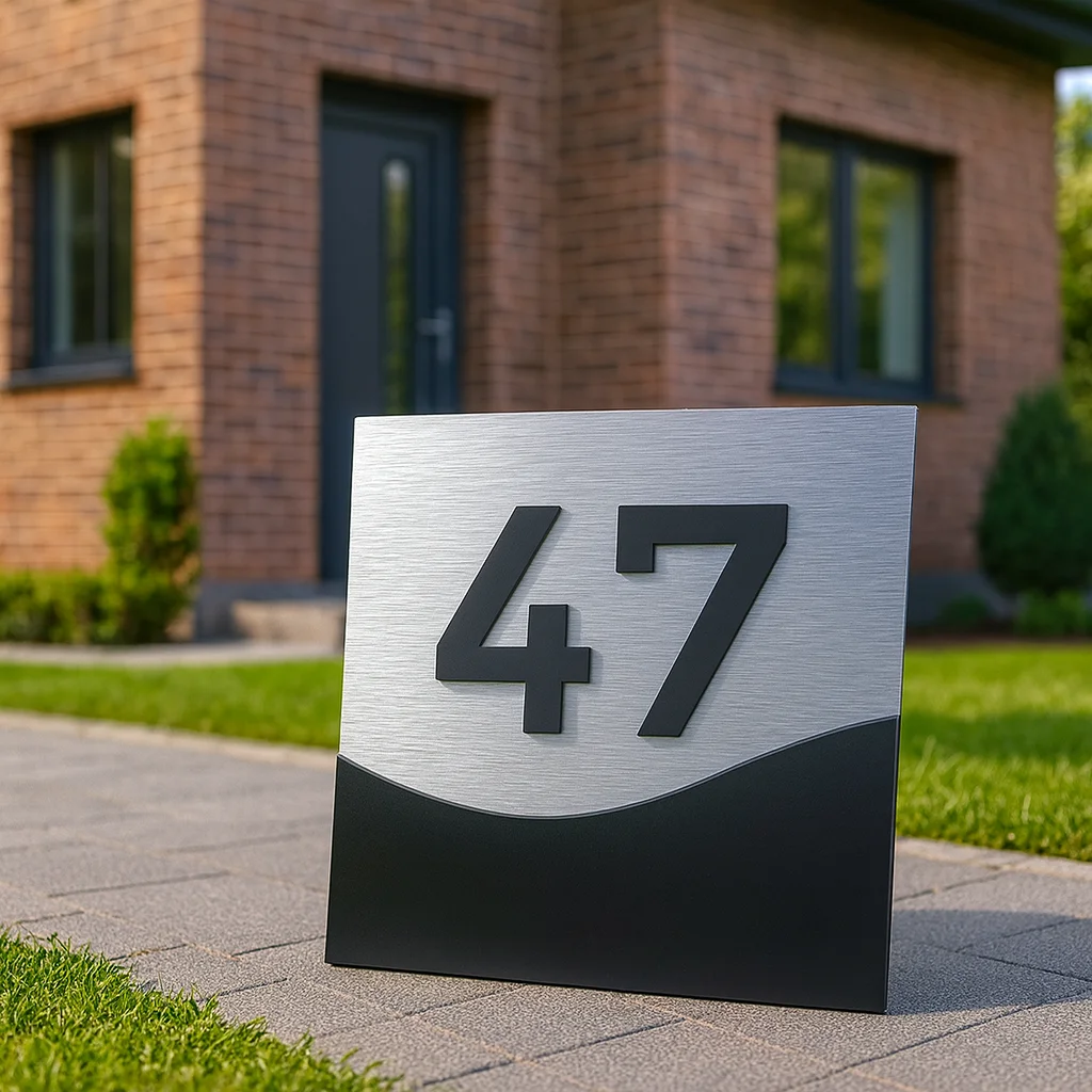 Modern Stainless Steel House Number Sign 3D Acrylic Door Plaque Outdoor Address Plate Waterproof Home Wall Number Sign Custom
Modern Stainless Steel House Number Sign 3D Acrylic Door Plaque Outdoor Address Plate Waterproof Home Wall Number Sign Custom