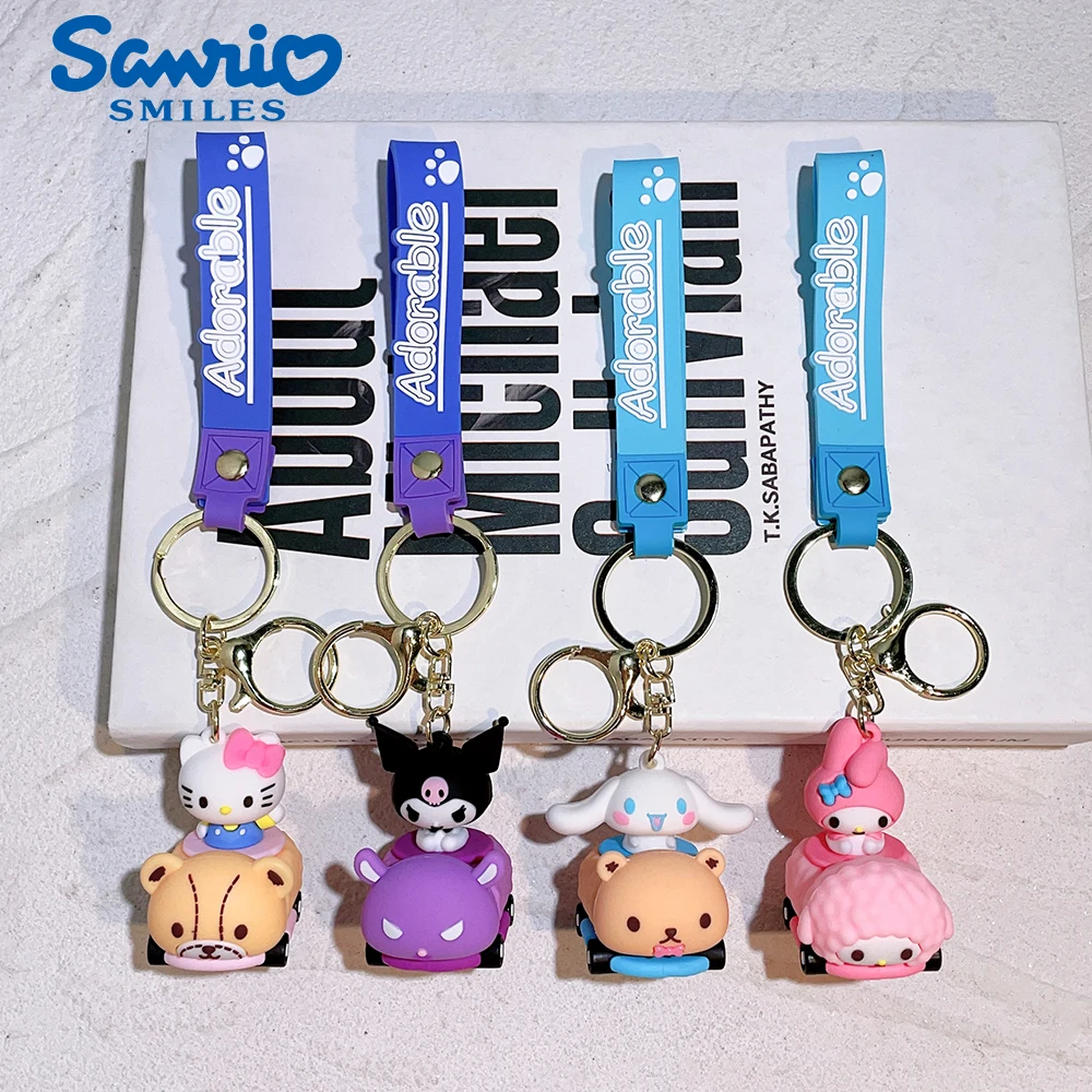 Sanrio's fun sports car design, Kuromi Melody family portrait, character keychain, car keychain, bag pendant, exquisite gift for
Sanrio's fun sports car design, Kuromi Melody family portrait, character keychain, car keychain, bag pendant, exquisite gift for