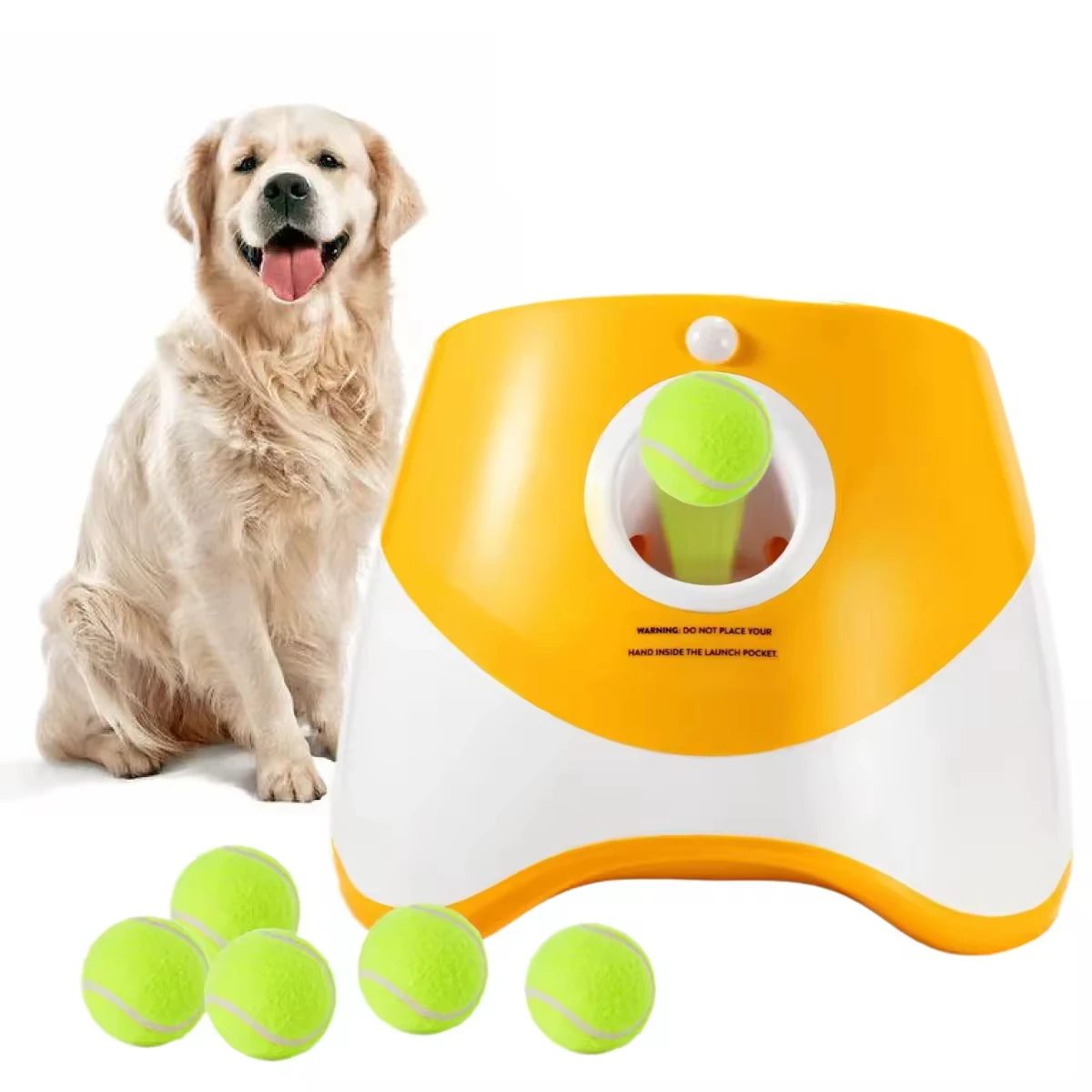 Automatic Ball Launcher for Dogs - BallLauncher for Medium & Small Dogs, Self-Throwing Machine,Dog Ball Thrower Launcher
Automatic Ball Launcher for Dogs - BallLauncher for Medium & Small Dogs, Self-Throwing Machine,Dog Ball Thrower Launcher
