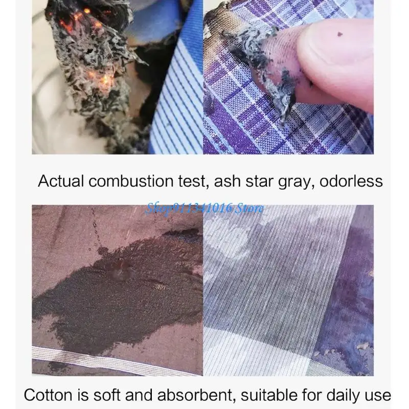 Cotton Handkerchiefs Elegant Pattern Stylish Weave Men's Handkerchief Perfect for Home and Travel Sweat-absorbing
Cotton Handkerchiefs Elegant Pattern Stylish Weave Men's Handkerchief Perfect for Home and Travel Sweat-absorbing