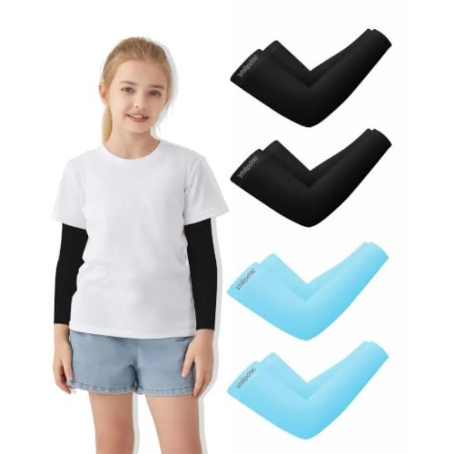 4/6 Pairs Arm Sleeves for Sun Protection Cooling Compression Sleeves for Boys, Girls and Youth, Sports, Gardening
4/6 Pairs Arm Sleeves for Sun Protection Cooling Compression Sleeves for Boys, Girls and Youth, Sports, Gardening