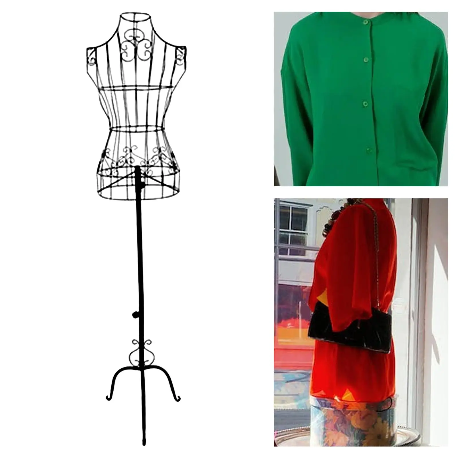 Metal Female Mannequins Stand Body Torso Model Form Holder for Boutique Clothing Display Decoration
Metal Female Mannequins Stand Body Torso Model Form Holder for Boutique Clothing Display Decoration