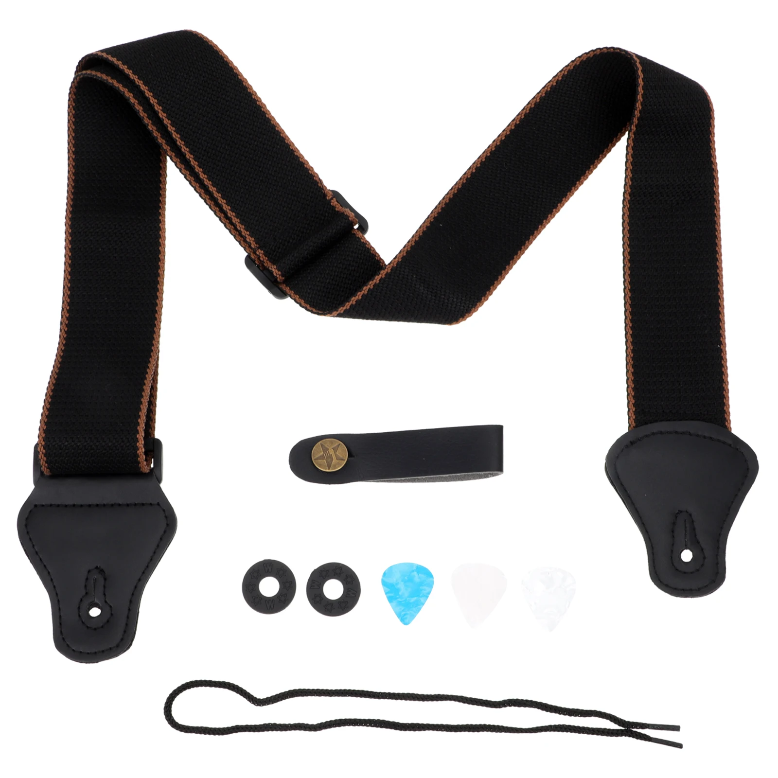 Guitar Strap Set Electric Acoustic Adjustable Comfortable Spandex ABS Material Durability Guitar Playing Belts
Guitar Strap Set Electric Acoustic Adjustable Comfortable Spandex ABS Material Durability Guitar Playing Belts