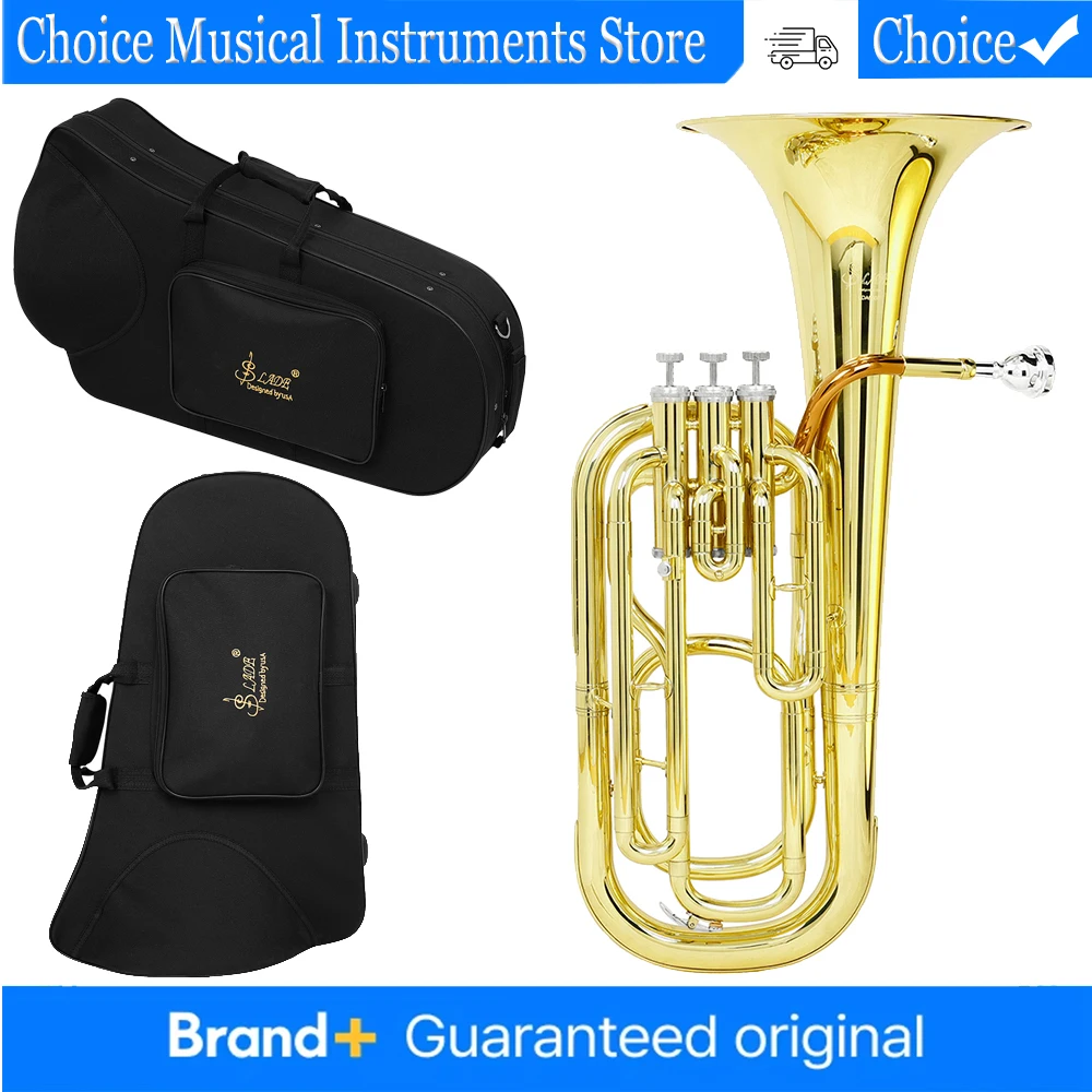 Тенор-горн SLADE Bb (в бемоль) с 3 клапанами, вертикальный, из высококачественной латуни, без пайки, увеличенный дизайн, с кейсом и комплектом аксессуаров
Тенор-горн SLADE Bb (в бемоль) с 3 клапанами, вертикальный, из высококачественной латуни, без пайки, увеличенный дизайн, с кейсом и комплектом аксессуаров