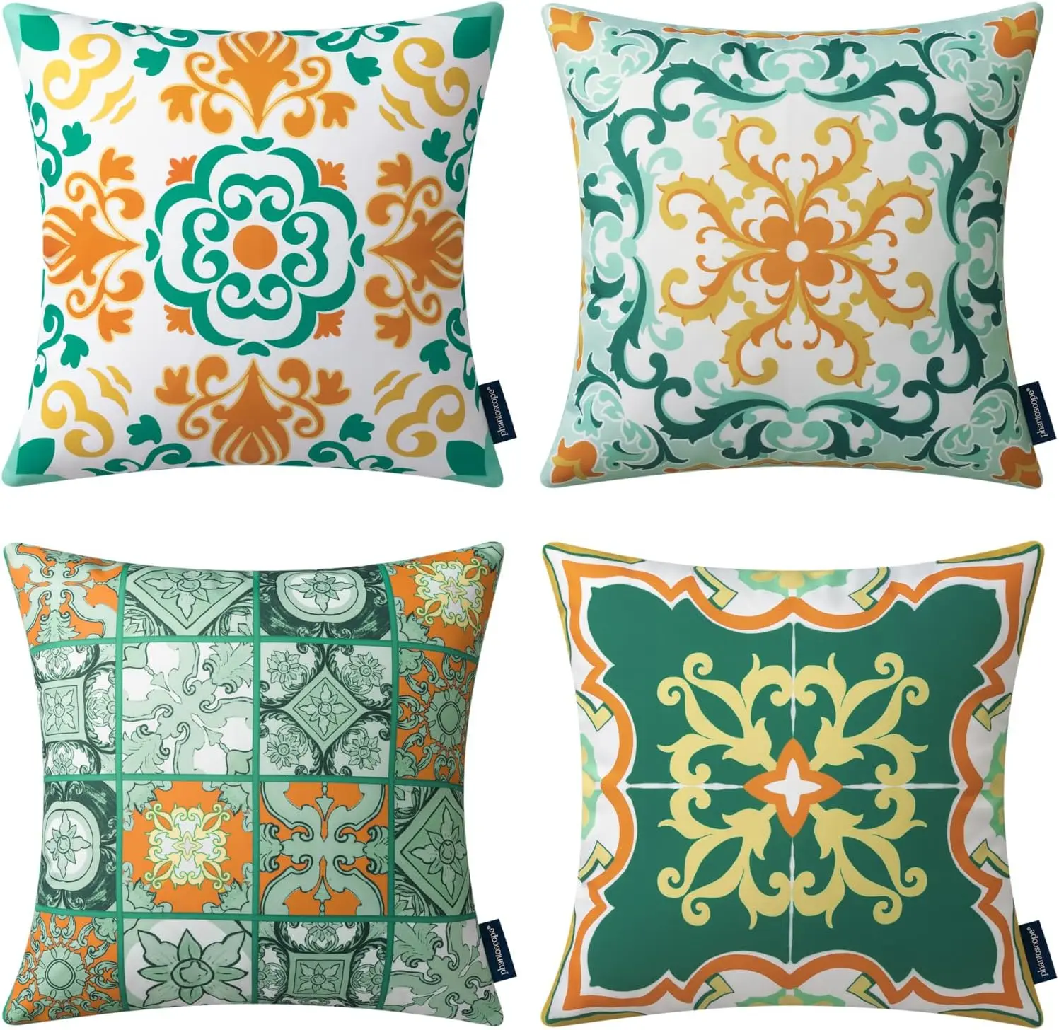 Set of 4 Outdoor Throw Pillow Covers, Geometric, Decorative Boho Farmhouse Outdoor Pillows Cushion Case Olive Green 18x18inch
Set of 4 Outdoor Throw Pillow Covers, Geometric, Decorative Boho Farmhouse Outdoor Pillows Cushion Case Olive Green 18x18inch